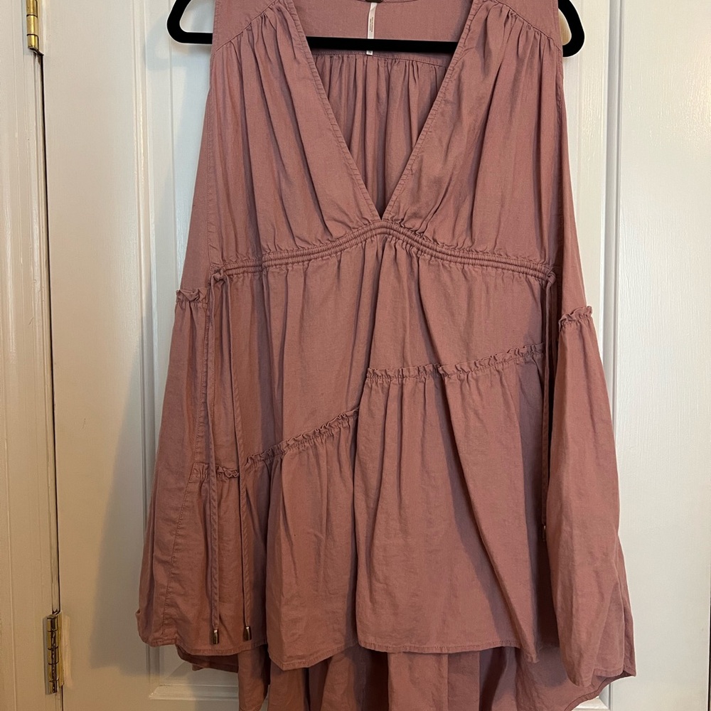 Free People Dusty Rose Tunic Top
